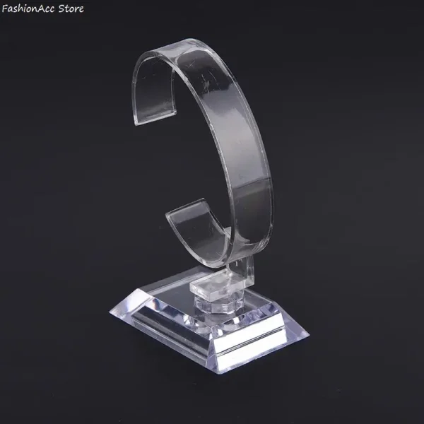 10CM Plastic Wrist Watch Display Rack Holder Sale Show Case Stand Tool Clear Jewelry Packaging Total 10CM Plastic Wrist Watch Display Rack Holder Sale Show Case Stand Tool Clear Jewelry Packaging Total Height Watch Display Stand