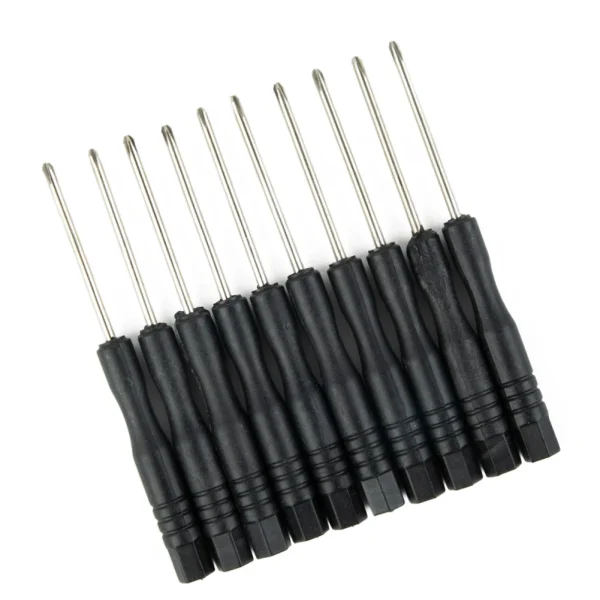 10pcs Black Handle Cross Slotted Screwdriver 3.22Inch Mini Screwdriver Home Appliance Toy Small Screwdriver Small Screwdriver - Image 6