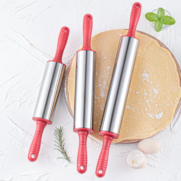 1PC High quality food grade essential kitchen baking tool rolling pin for pie cake skin biscuit 1PC,High-quality food-grade essential kitchen baking tool rolling pin for pie, cake skin, biscuit, pastry dough