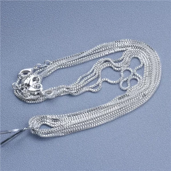 1pcs 925 Sterling Silver 16 30 Inches Rolo Bead Figaro Chain Necklace for Men Women 9 5 1pcs 925 Sterling Silver 16-30 Inches Rolo Bead Figaro Chain Necklace for Men Women 9 Designs Fashion Jewelry