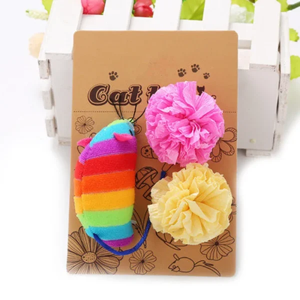 2023 Hot Mice Animal Cat Toys Catnip Interactive Cat Ball Pet Products Kitten toys Cat Supplies Cat toy - Image 4