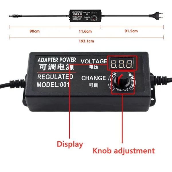 3V 9V 12V 24V 36V Adjustable AC DC Power Supply Adapter 12 V Volt 1A 2A 3A 5A 10A With Jack Adapter Plug Female Home Appliance - Image 3