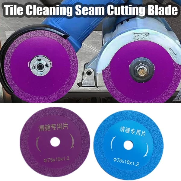 75mm Cutting Disc Diamond Marble Saw Blade Glass Jade Crystal Ceramic Tile Special Cutting Wheel For Angle Grinder Cutting Tools