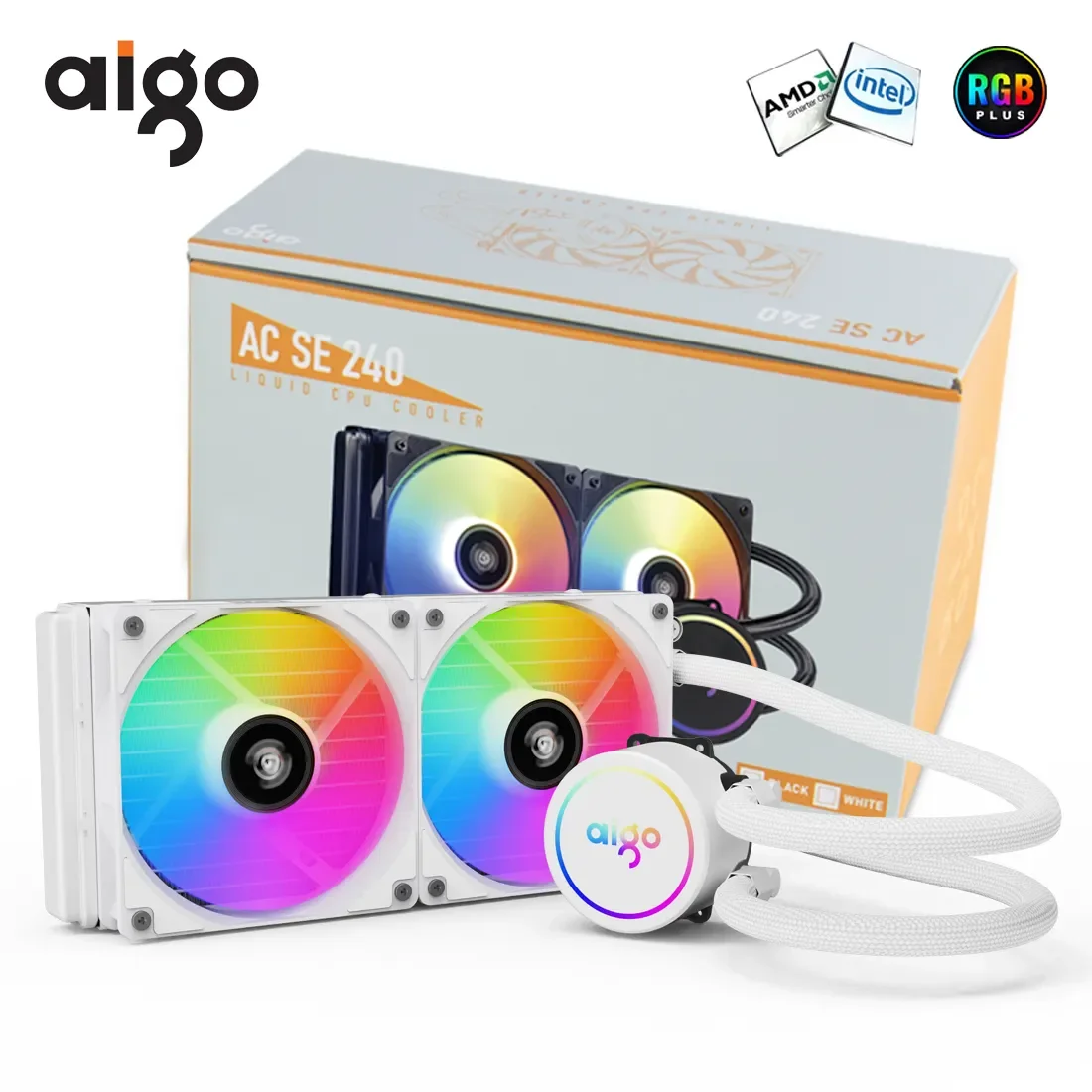 Aigo Water Cooler CPU Cooling Computer RGB Water Cooling Heatsink Integrated CPU Cooler Fan Radiator LGA 1700/1151/2011/AM3 /AM4 2 Aigo Water Cooler CPU Cooling Computer RGB Water Cooling Heatsink Integrated CPU Cooler Fan Radiator LGA 1700/1151/2011/AM3 /AM4 - Image 2