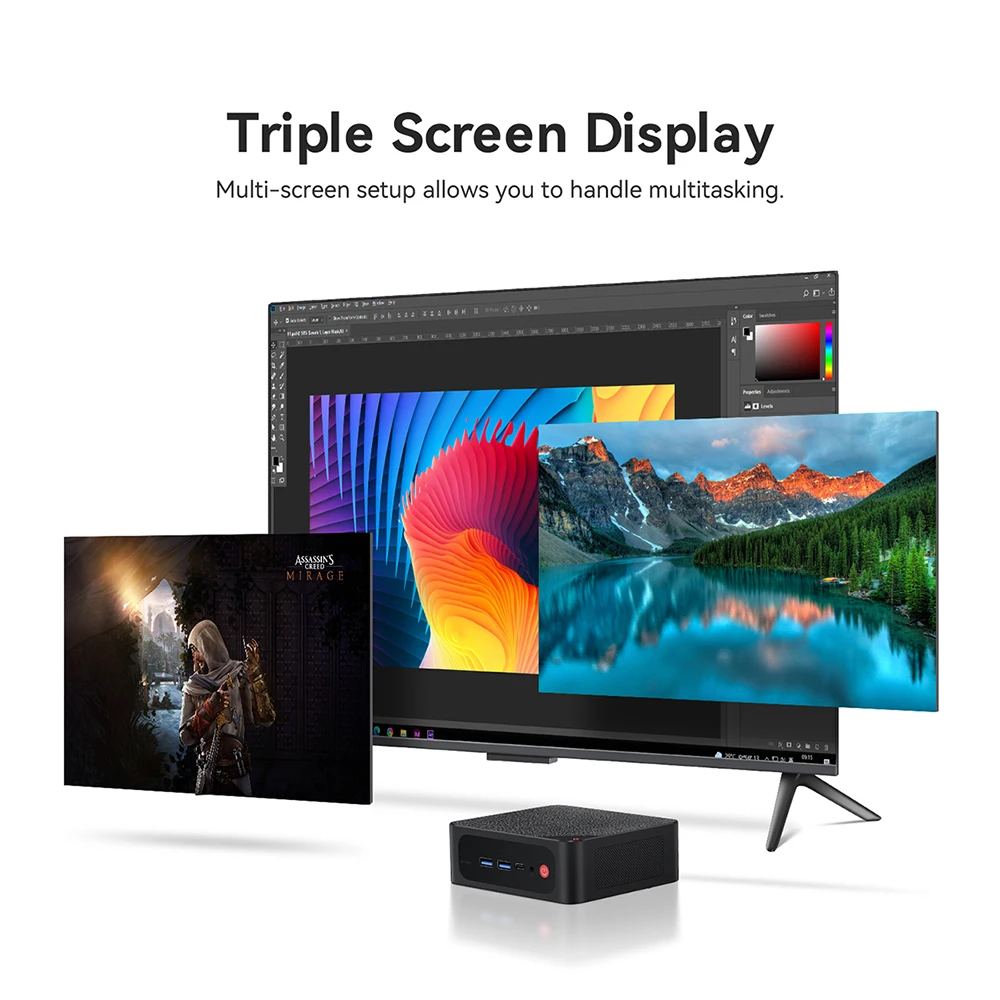 Beelink Mini PC SER5 Max AMD Ryzen 7 5800H DDR4 32G 500G NVME SSD SER6 Pro 7735HS DDR5 SER5 Pro 5700U 5500U Gaming Mini Computer 6 Beelink Mini PC SER5 Max AMD Ryzen 7 5800H DDR4 32G 500G NVME SSD SER6 Pro 7735HS DDR5 SER5 Pro 5700U 5500U Gaming Mini Computer - Image 6