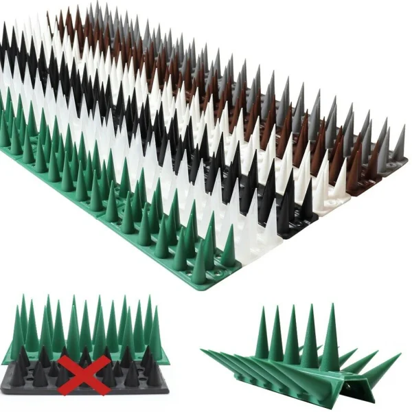 Bird Spikes Anti-bird Thorn Bird Deterrent Bird Thorn Cat Deterrent Pigeon Deterrent Durable Useful Plastic Bird Thorn - Image 5