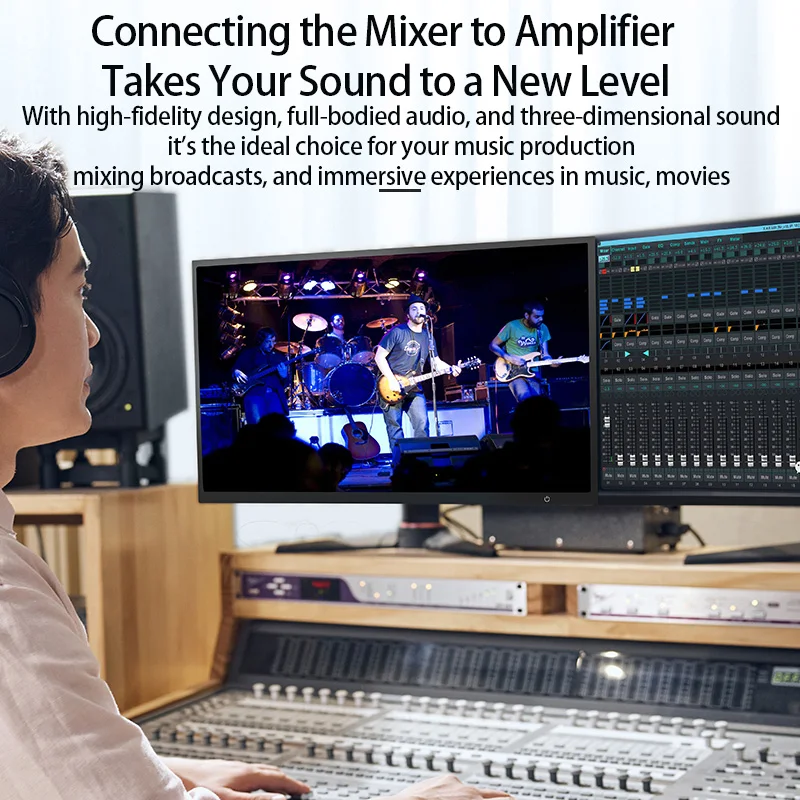 CHOSEAL 2 XLR Female to 2 RCA Male Cable HiFi Stereo Audio RCA to XLR Speaker Microphone Amplifier Mixer Patch Cable 4 CHOSEAL 2 XLR Female to 2 RCA Male Cable HiFi Stereo Audio RCA to XLR Speaker Microphone Amplifier Mixer Patch Cable - Image 4