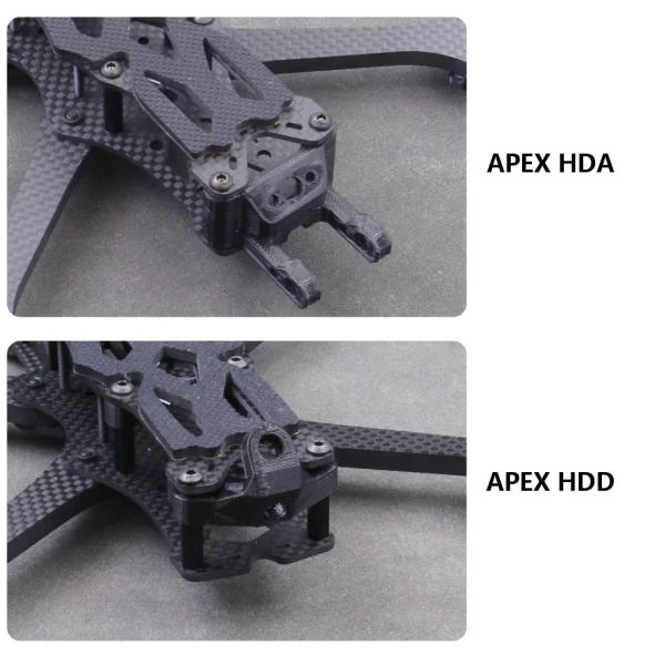 Carbon Fiber FPV Frame kit Freestyle 5/6/7 inch with 5.5mm Arm for APEX HD RC Quadcopter Racing Drone parts - Image 2