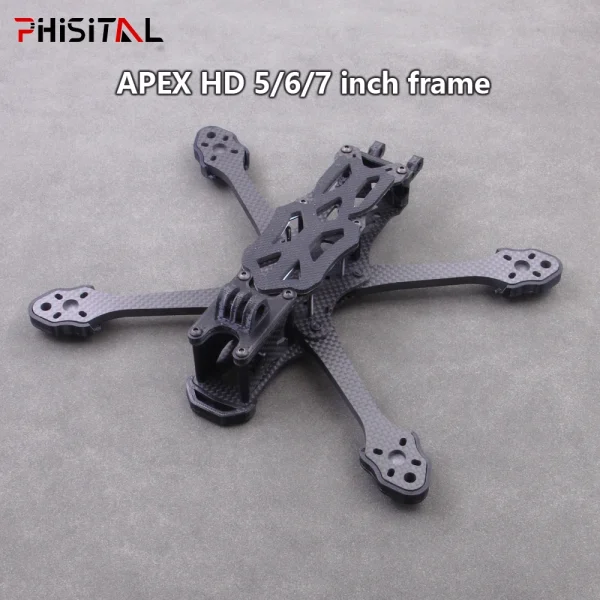 Carbon Fiber FPV Frame kit Freestyle 5/6/7 inch with 5.5mm Arm for APEX HD RC Quadcopter Racing Drone parts
