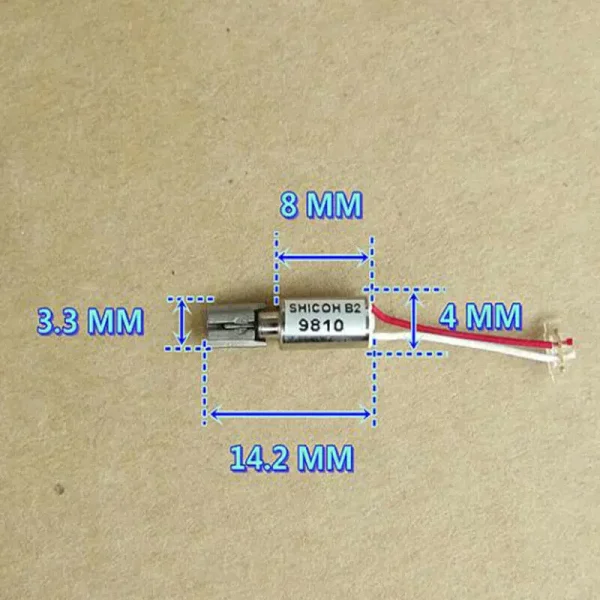 DC 3V-3.7V Micro Mini Coreless Motor Five-pole 5 Pole Vibration Tiny 4*8mm Electric Motors Vibratot for Smart Watches - Image 3