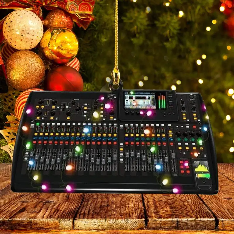 DJ Mixer Music Ornament Stylish Acrylic DJ Music Ornament Christmas Ornament Decor Home Console Audio DJ Mixer Music Ornament 3 DJ Mixer Music Ornament Stylish Acrylic DJ Music Ornament Christmas Ornament Decor Home Console Audio DJ Mixer Music Ornament - Image 3