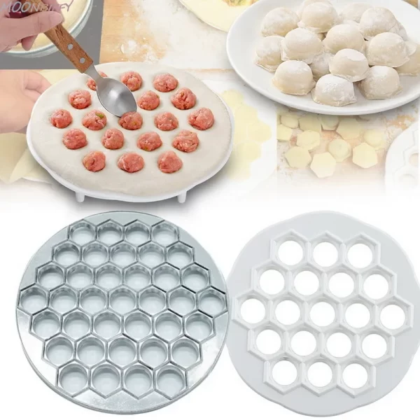 Dumpling Maker Dough Press Ravioli Making Mould Dumpling Mold DIY Maker Dumpling Mold Pasta Form 19 Holes Hot 2023