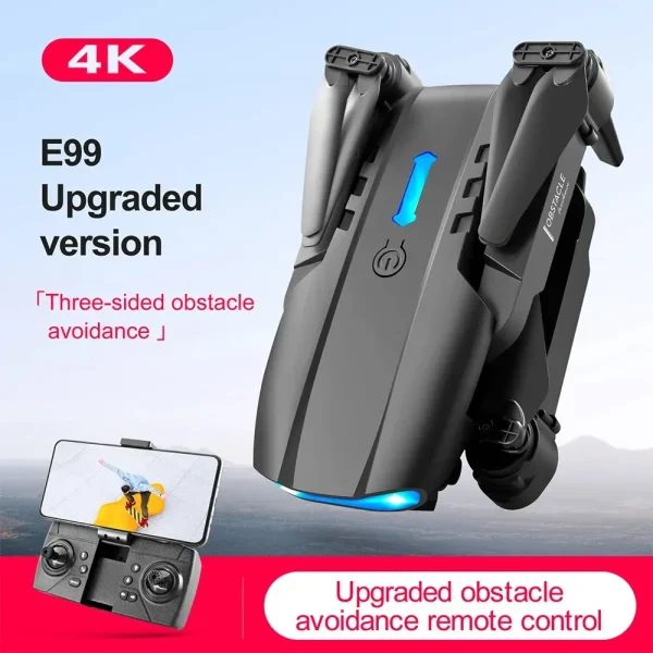 E99 Pro HD 4k Drone Camera High Hold Mode Foldable Mini RC WIFI Aerial Photography Quadcopter Toys Helicopter UAV - Image 3