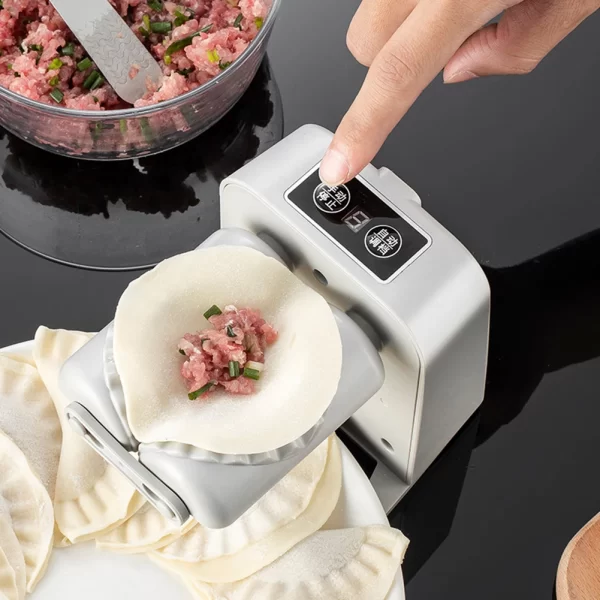 Electric Dumpling Maker Fully Automatic Dumpling Debt Machine Pressing Dumpling Skin Mould Empanada Ravioli Mould Kitchen Gadget