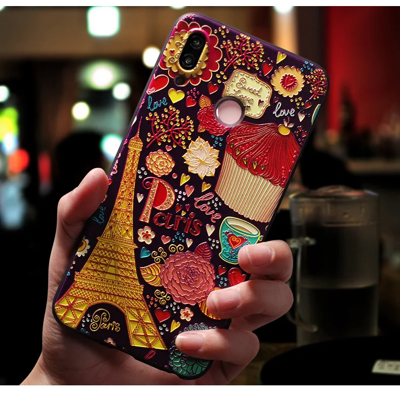 H115b9cd18c4a42b7acce3fe250c40d79X For Umidigi A9 Pro Case Floral Relief Soft Silicon Phone Cover For UMIDIGI Bison Back Cases For UmidigiA9 Pro A 9 A9Pro Bison GT