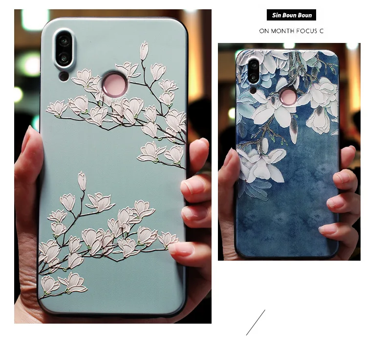 H3d6cba30ea3b493d8c5c3e70597b956bT For Umidigi A9 Pro Case Floral Relief Soft Silicon Phone Cover For UMIDIGI Bison Back Cases For UmidigiA9 Pro A 9 A9Pro Bison GT