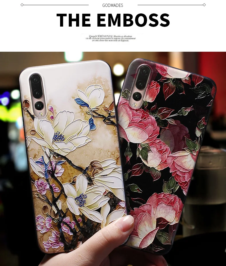 H4972381510464c7c8c1eeff3cf7e8df0a For Umidigi A9 Pro Case Floral Relief Soft Silicon Phone Cover For UMIDIGI Bison Back Cases For UmidigiA9 Pro A 9 A9Pro Bison GT