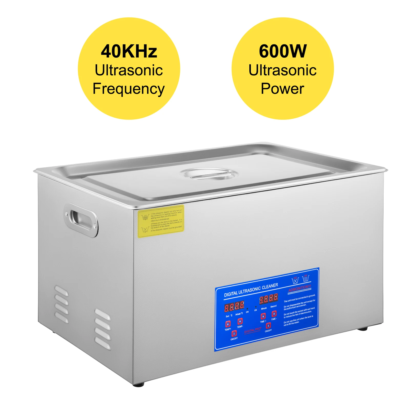 H6804aa113ce7413e8d8d773bae9db97fF VEVOR Ultrasonic Cleaner Home Appliance Ultrasound Cleaner Ultrasound Cleaning Machine 1.3-30L Portable Washing Machine