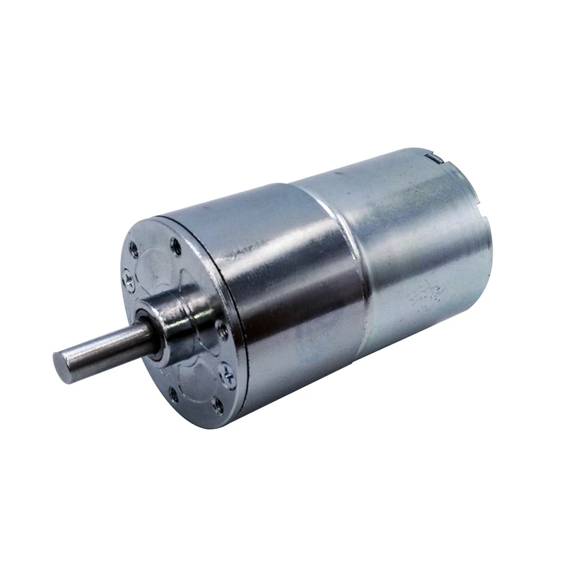 24V ZGA37RG 12V dc gear motor 5RPM 10RPM 15RPM 20RPM 30RPM 50RPM 100RPM to 1000RPM 37MM Gear-box Dc Motor