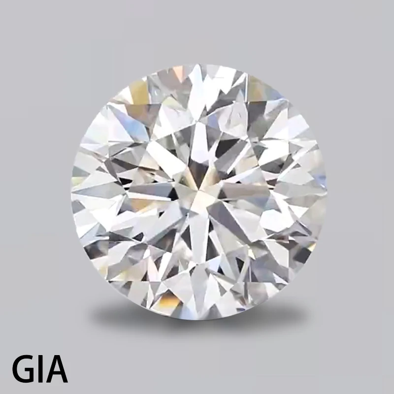 Hfb830fe41df44eb4b353859d61967b4d9 AEAW Jewerly Loose Diamond 2.65ct VVS2 E Color Round Excellent Cut Lab Grown Diamond with GIA