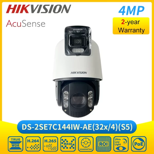 Hikvision DS-2SE7C144IW-AE 4MP 32x Smart Linkage IR PTZ Camera Zoom Camera Surveillance 32x optical Smart Auto Tracking Hi-POE