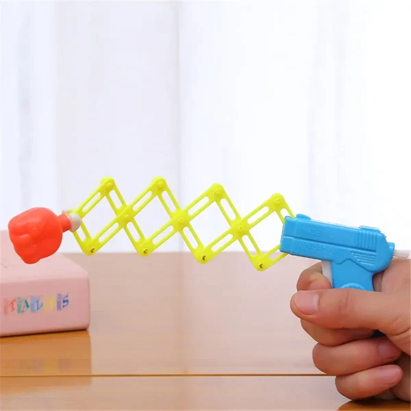 Hot Funny Retractable Fist Shooter Trick Toy Funny Child Kids Plastic Party Festival Gift Classic Elastic Telescopic Fist Toy - Image 5