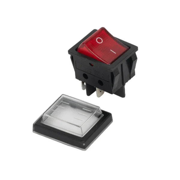 KCD4 RED 2 Position 4 Pins Power Pump ON OFF Illuminated Rocker Switch 16A 250VAC 20A 1 KCD4 RED 2 Position 4 Pins Power Pump ON OFF Illuminated Rocker Switch 16A 250VAC / 20A 125VAC For Commercial Appliances