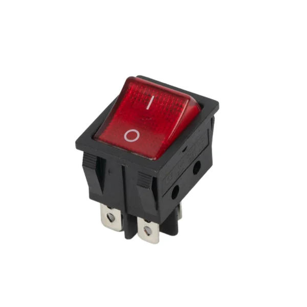 KCD4 RED 2 Position 4 Pins Power Pump ON OFF Illuminated Rocker Switch 16A 250VAC 20A 2 KCD4 RED 2 Position 4 Pins Power Pump ON OFF Illuminated Rocker Switch 16A 250VAC / 20A 125VAC For Commercial Appliances
