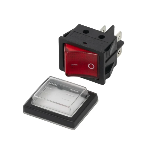 KCD4 RED 2 Position 4 Pins Power Pump ON OFF Illuminated Rocker Switch 16A 250VAC 20A 4 KCD4 RED 2 Position 4 Pins Power Pump ON OFF Illuminated Rocker Switch 16A 250VAC / 20A 125VAC For Commercial Appliances