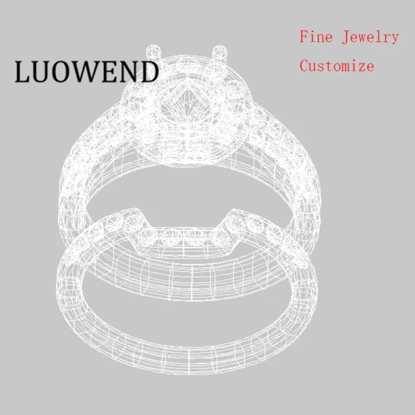 LUOWEND Design Your Own Jewelry The Link for Customizing Earrings Rings Pendants Necklaces Bracelets Customization