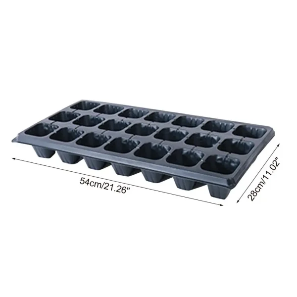 Large Plastic Starter Trays Plant Flower Pot Nursery Grow Box Tray Plug Planting Planter Container Garden Supply 2022 - Image 3