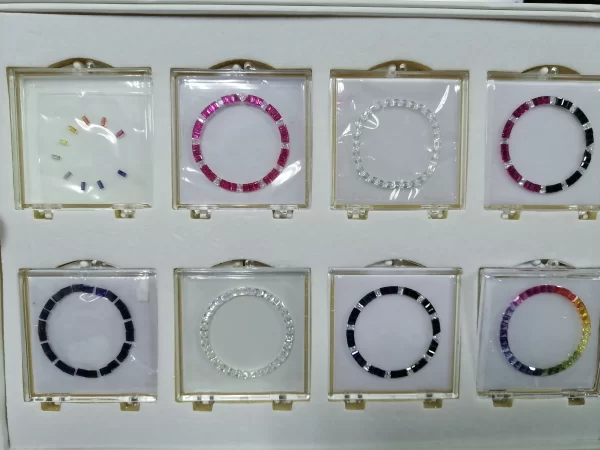 Loose Gemstones for Watch Bezels without Steel Bezel Moissanite 36 Pieces per Set Watch Bezels For 40mm Watch Cases Gems - Image 6