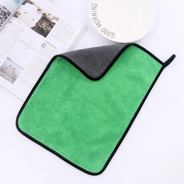 Microfiber Towel Car Interior Dry Cleaning Rag for Car Washing Tools Auto Detailing Kitchen Towels Home Appliance Wash Supplies - Image 3