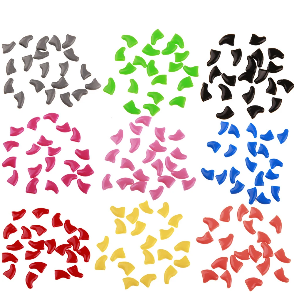 New 20pcs Cute Silicone Soft Cat Nail Caps / Cat Paw Claw / With Arc Pet Nail Protector/Cat Nail Cover With Free Glue Applictor 6 New 20pcs Cute Silicone Soft Cat Nail Caps / Cat Paw Claw / With Arc Pet Nail Protector/Cat Nail Cover With Free Glue Applictor - Image 6