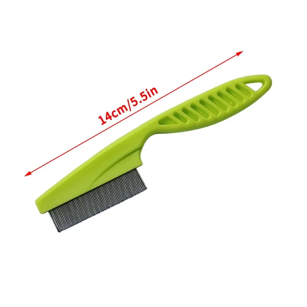 Pet Hair Grooming Comb Flea Brush Puppy Handhold Stainless Steel Hair Combs Cat Dog Clean Supplies Free Shipping Cheap Wholesale - Image 3