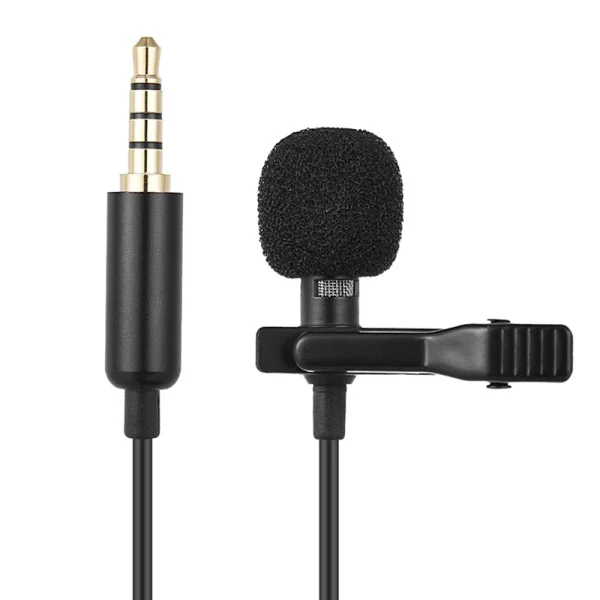 Portable 1.5m Lavalier Mini Microphone Condenser Clip-on Lapel Mic Wired USB 3.5mm Type-C Microfon For Phone for Mac Laptop PC - Image 4