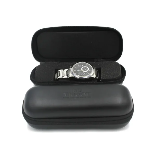 Portable Travel Watch Box Collector Storage Jewelry Storage Protector Black Watch Case Organizer for Men Gift - Image 5