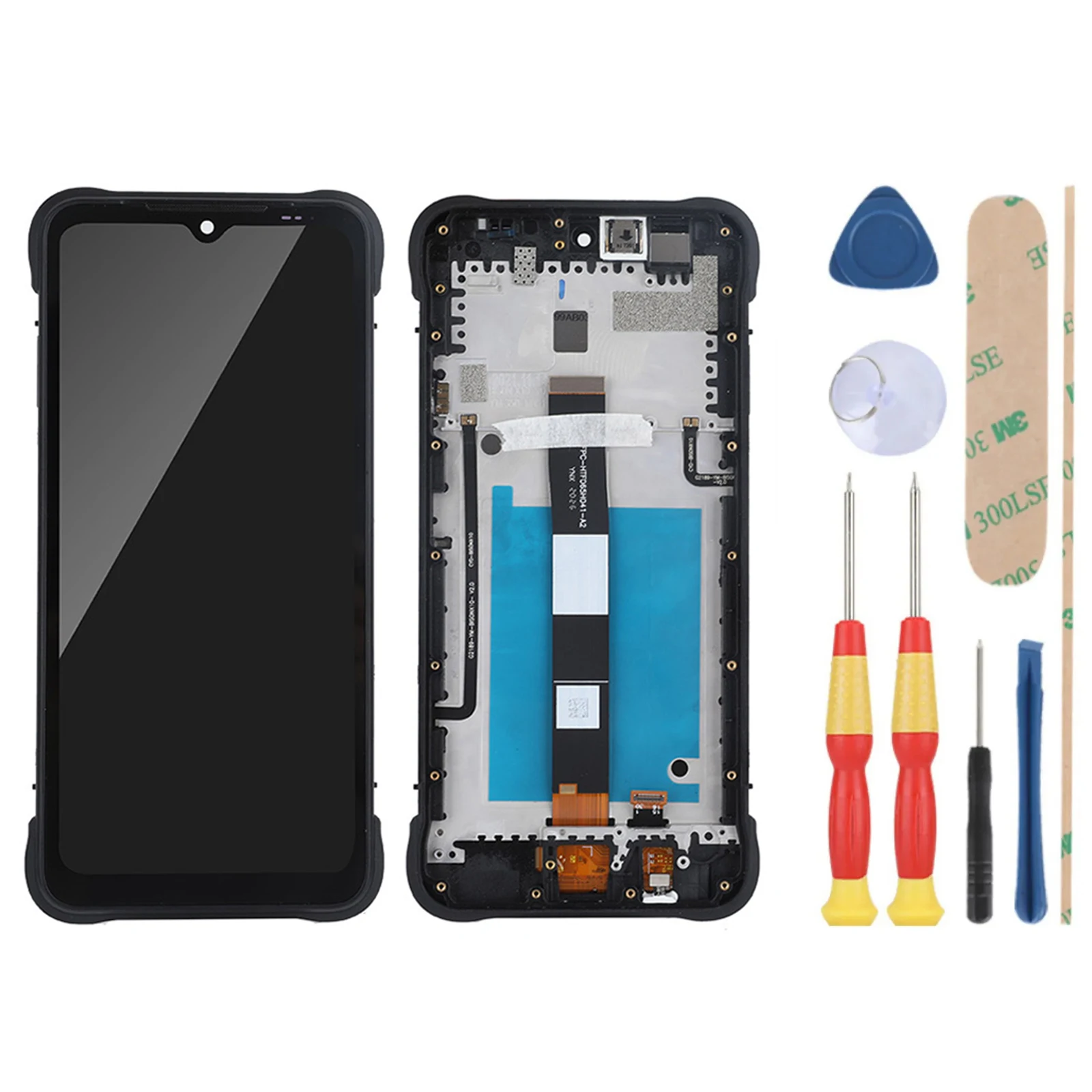 For UMIDIGI Bison X10 X10 Pro/ 6.53" FHD+ LCD Display + Touch Screen+With Frame