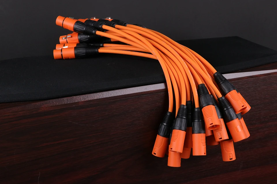 S068ad74a3c994ee1990d89120ce566c9G 1PC 3Pin XLR Cable Male to Female Plastic Plug OFC Copper Shielded For Mixer Microphone Amplifier 0.3m 1m 2m 3m 5m 8m 10m 15m