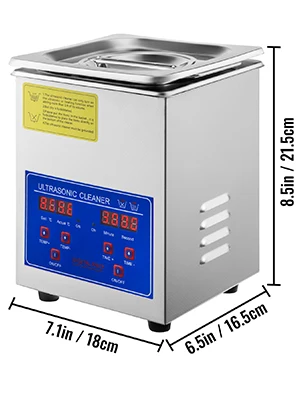 S0a4bb5d3c9cd45aebf70379f04b905d7Z VEVOR Ultrasonic Cleaner Home Appliance Ultrasound Cleaner Ultrasound Cleaning Machine 1.3-30L Portable Washing Machine