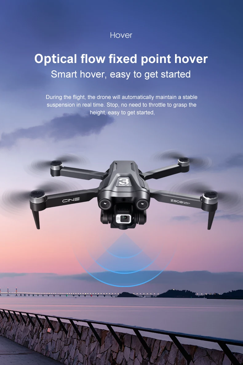 S11b17333c90548c0a661acddd213f9f2b For Xiaomi Z908Max Drone 8K 5G GPS Professional HD Aerial Photography Dual-Camera Omnidirectional Obstacle Avoidance Quadrotor