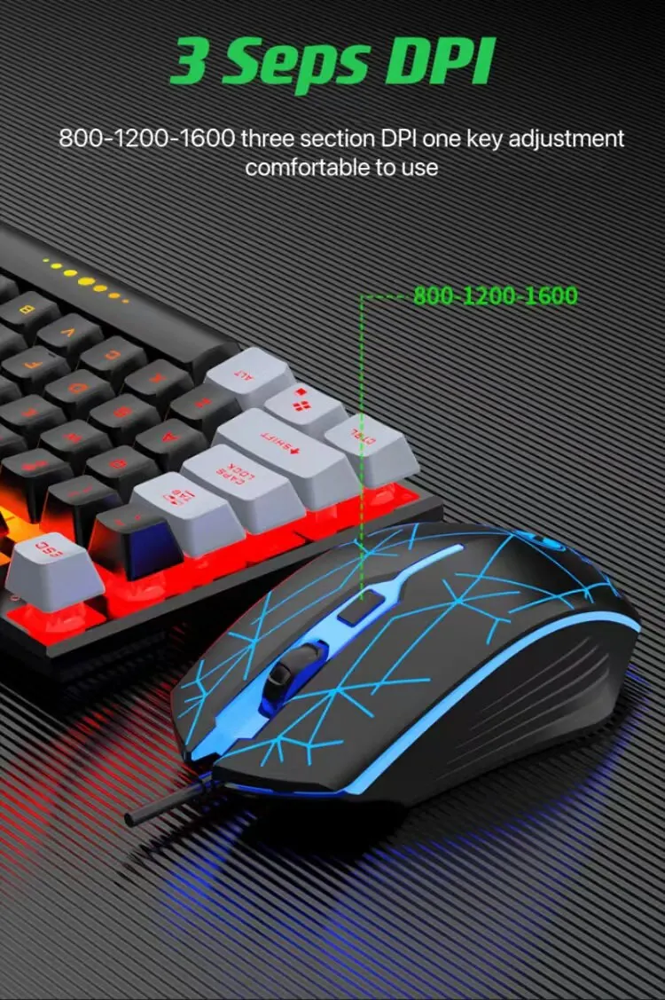 S12ae154b6ec64644a5964a8cbca857c4l Wired Keyboard And Mouse Set Usb Luminous Mechanical Keyboard And Mouse Set For PC Laptop Computer Game Office