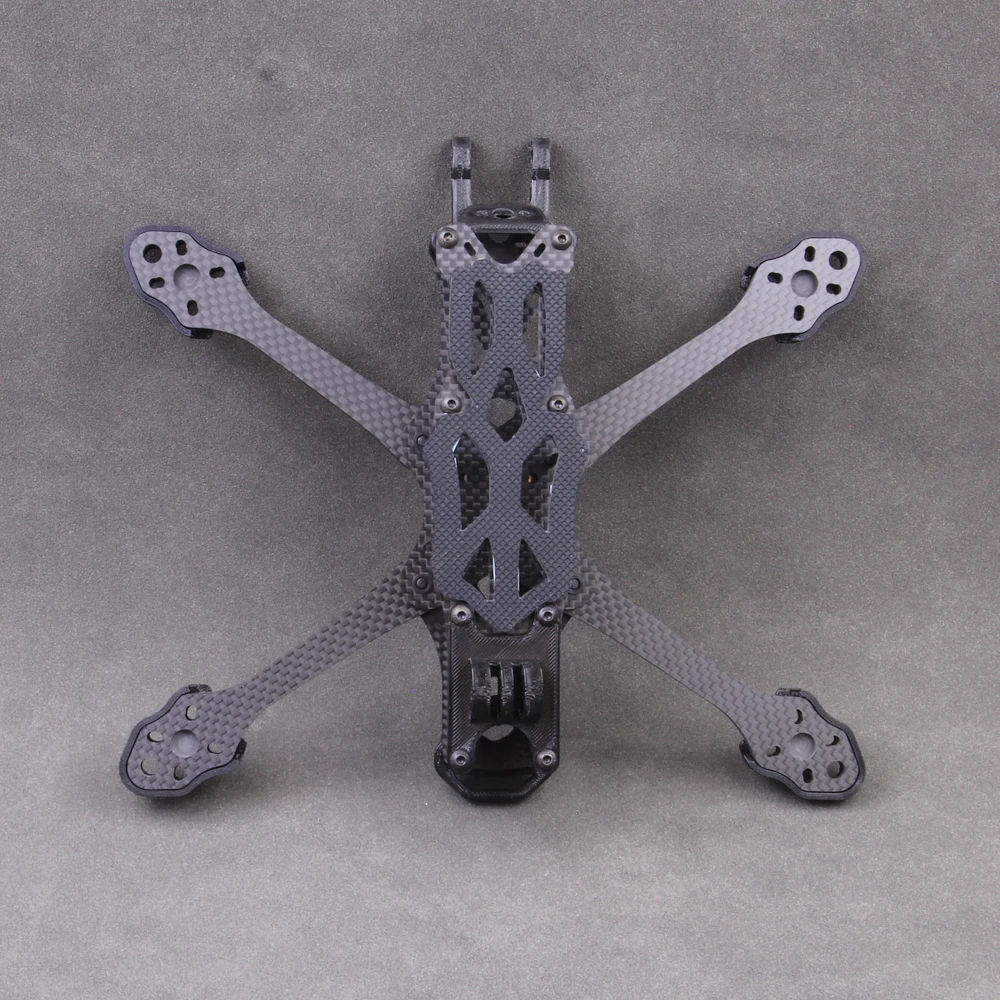 S159783b868da4e9faf7e11c49feb6683Y Carbon Fiber FPV Frame kit Freestyle 5/6/7 inch with 5.5mm Arm for APEX HD RC Quadcopter Racing Drone parts