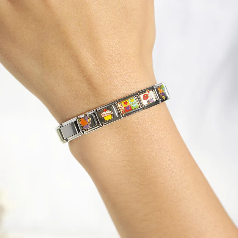 S27650e15c9b34198855d9324117616a0T Hapiship Original Daisy Horse Love Butterfly Mom Dog Motorcycle Elephant Charm Fit Bracelet Stainless Steel Jewelry Making DJ003