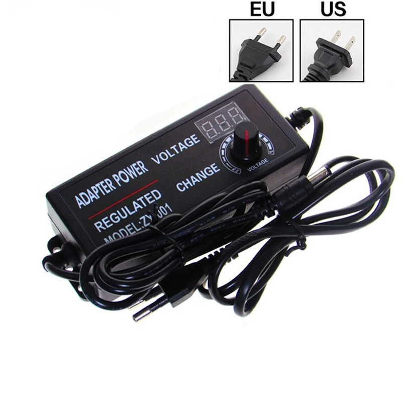 S2cca442d6d0a4c628157b222ba9d2743I 3V 9V 12V 24V 36V Adjustable AC DC Power Supply Adapter 12 V Volt 1A 2A 3A 5A 10A With Jack Adapter Plug Female Home Appliance