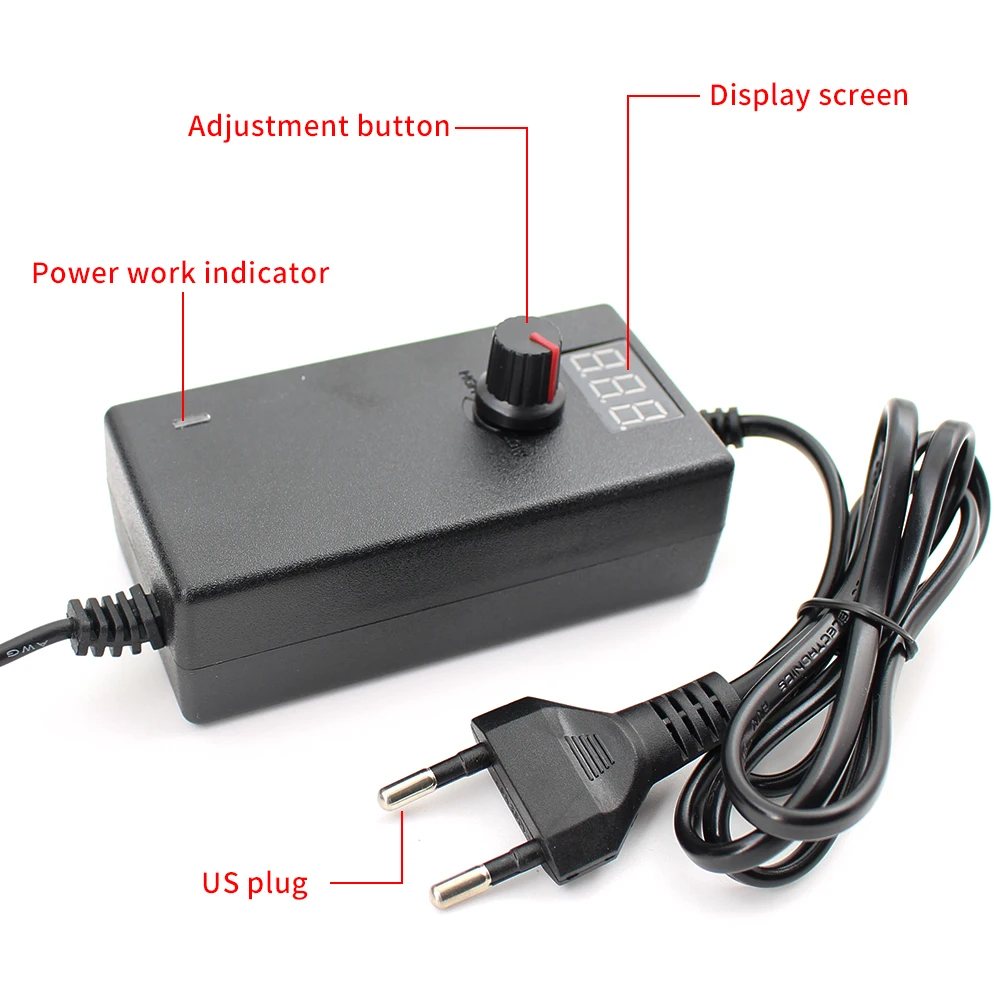 S302147b64ac74f88842de44a547f0b5f0 Various Voltage 3V 12V 24V 36V Adjustable AC-DC Power Supply Adapter 3V-24V-3A With Jack Adapter Plug Female For Home Appliance