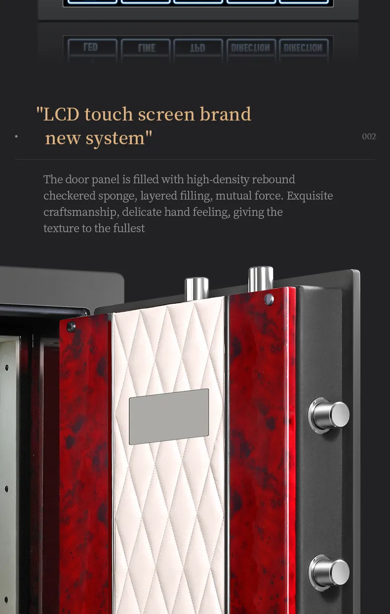 S3932cb14576c4146b877cef6a7c6e87c0 Embers Jewelry Ring Watch Necklace Bracelet Cash Safe Box Storage Cabinet Fireproof Anti Theft Fingerprint Unlock Custom Logo