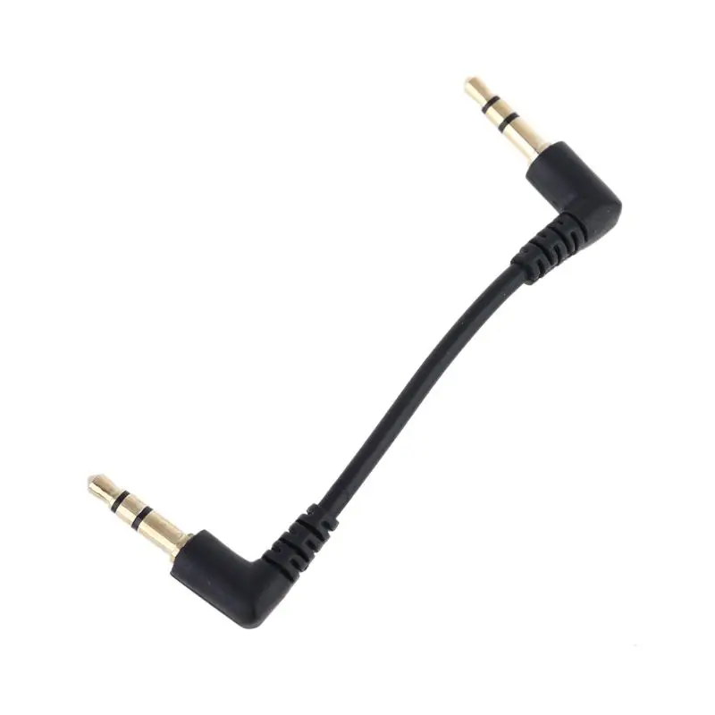 S3f0dff696a064e3ab197cf47673549b1N Dual Male 3.5mm Cable Cord for Audio Mixer Microphones Camera Drop Shipping