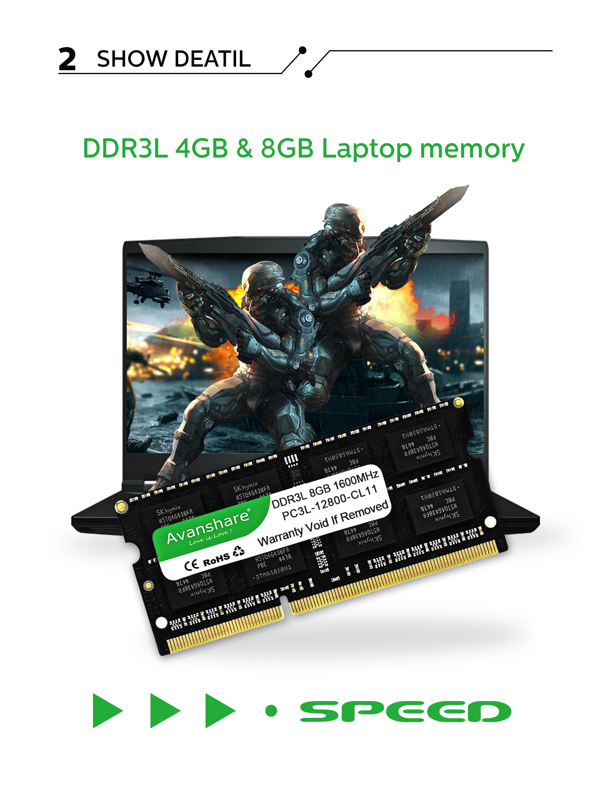 S45dcd7cd374548eebc55c259611bbfb94 Avanshare Ram Memory DDR3 DDR3L DDR4 Sodimm 4GB 8GB 16GB 1333MHz 1600MHz 2400MHz 2666MHz 3200MHz PC4 PC3L PC3 Laptop Computer