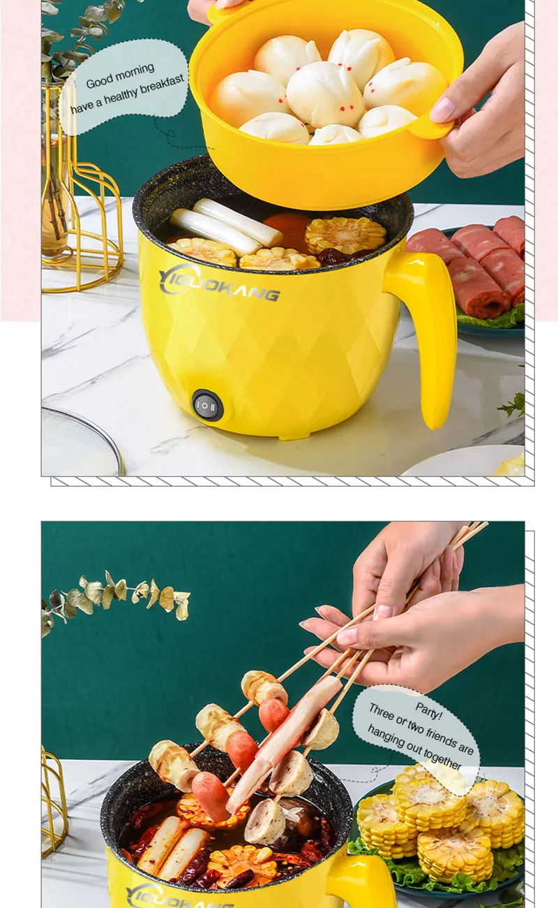 S490b70a088c64e07a8f511e66c30541b2 1.8L Multifunctional Electric Rice Cooker Mini Non-stick Cookware Multicooker for Home and Kitchen Appliances Pan Pots Offers